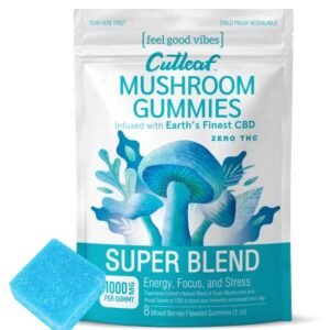 Super Blend 1000MG Mushroom Gummies Zero THC