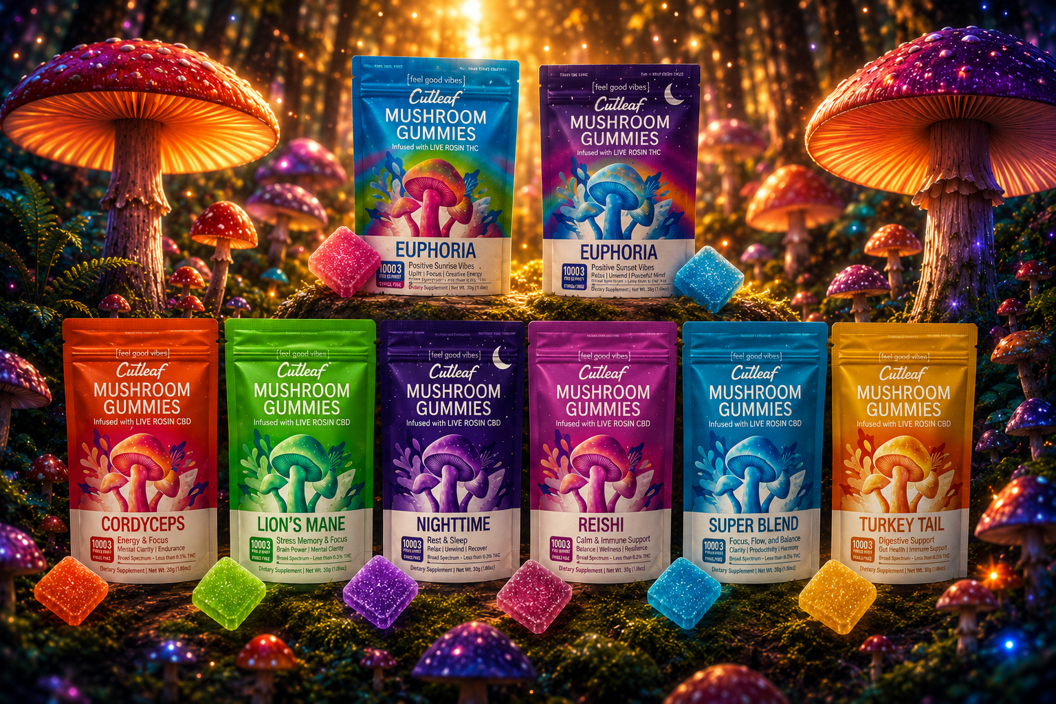 cutleaf mushroom gummies